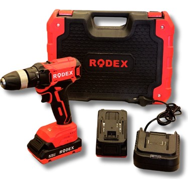 Rodex RDX3375 Akülü Matkap Çift Bataryalı
