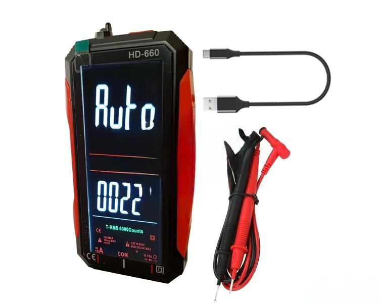 HD-660 Akıllı Tam Ekran Dijital Full Fonksiyonel Ölçü Aleti