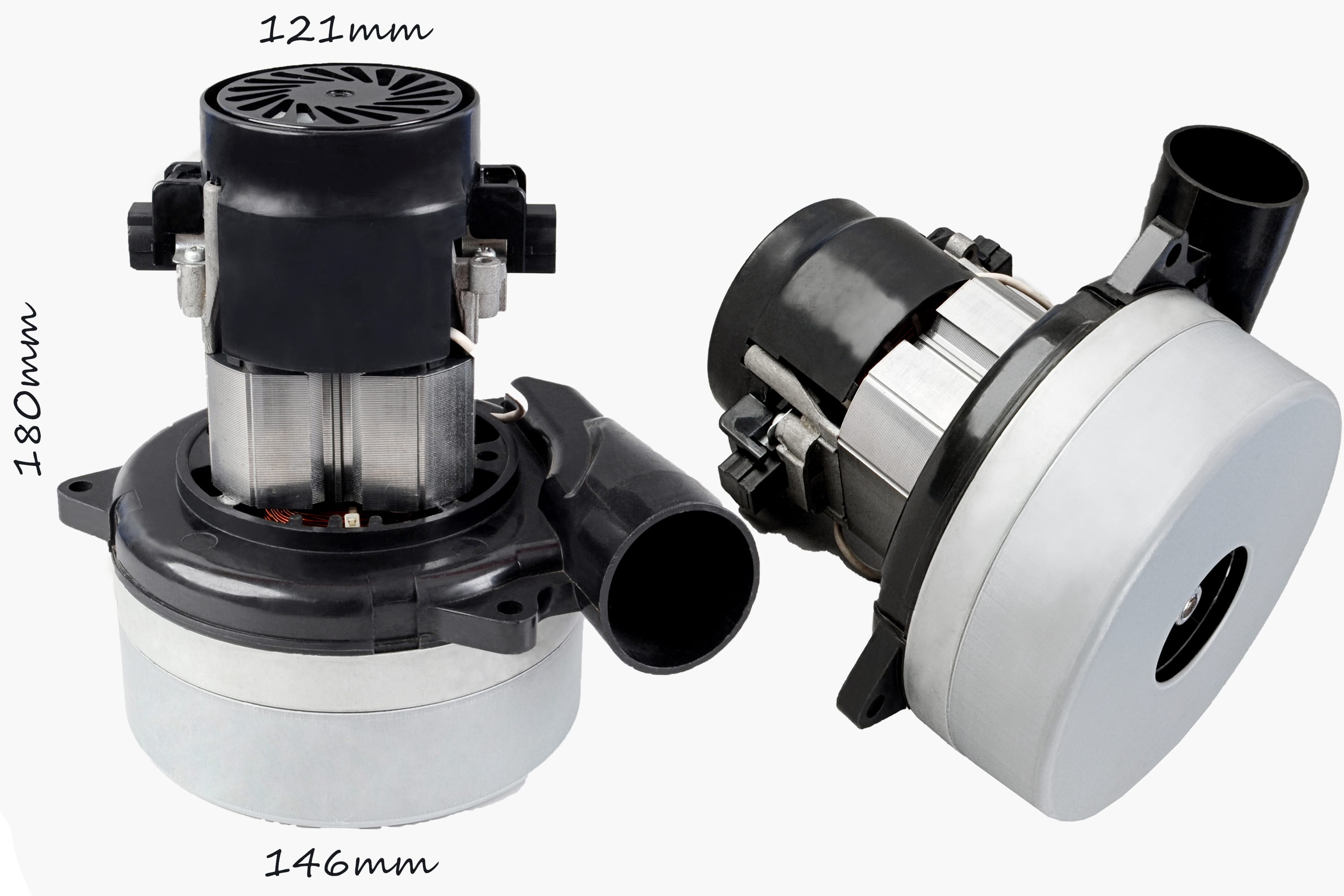 SÜPÜRGE MOTORU (SRV70) EGZOZLU ÇİFT FANLI(1200 W)