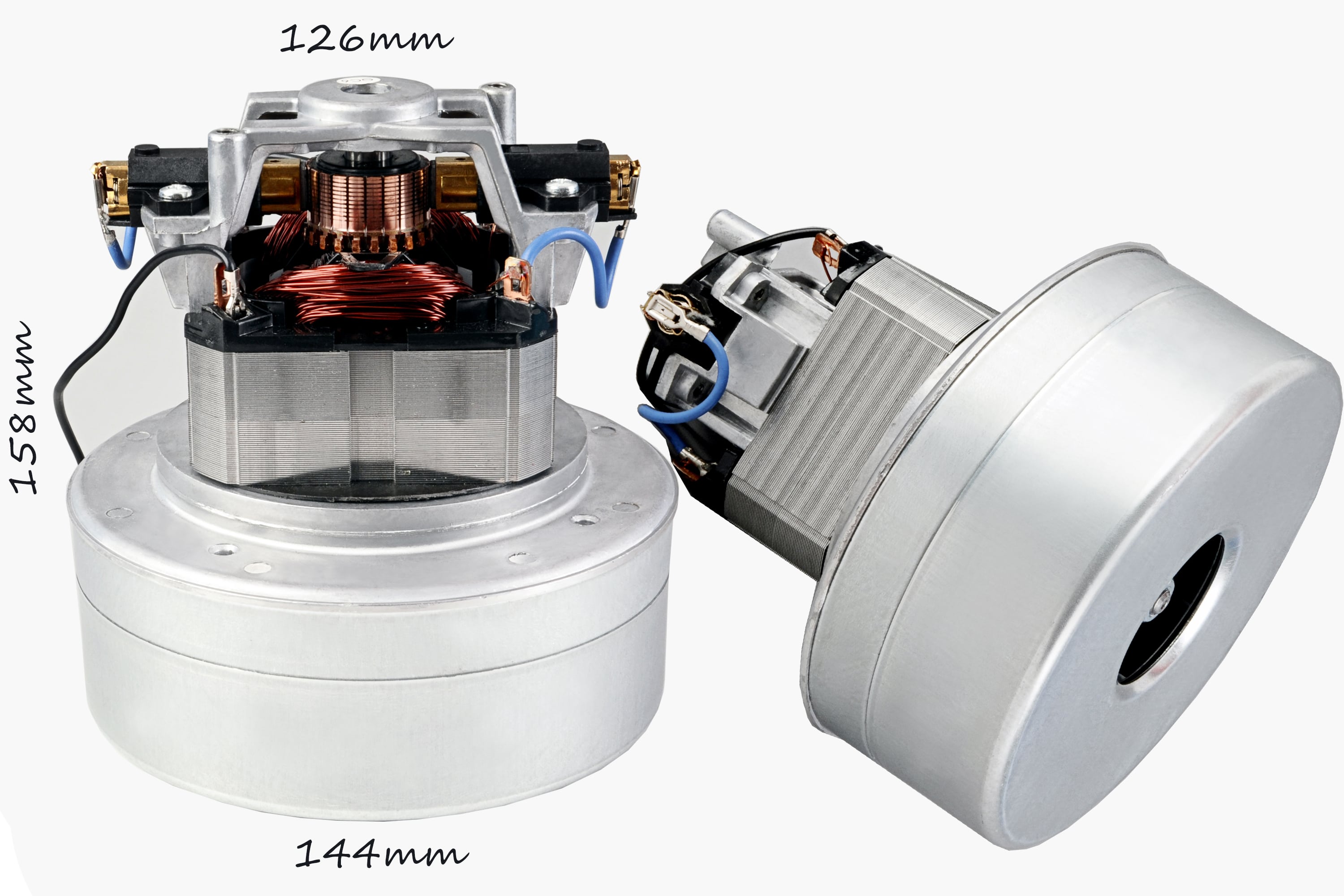 SÜPÜRGE MOTORU (SRV62) (1200 W) NLFKS MELAT FLANŞLI