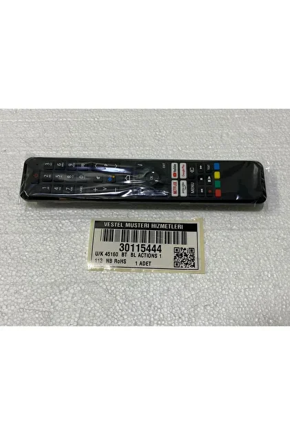 VESTEL ORİJİNAL SES KOMUTLU ANDROİD TV KUMANDASI 30115444