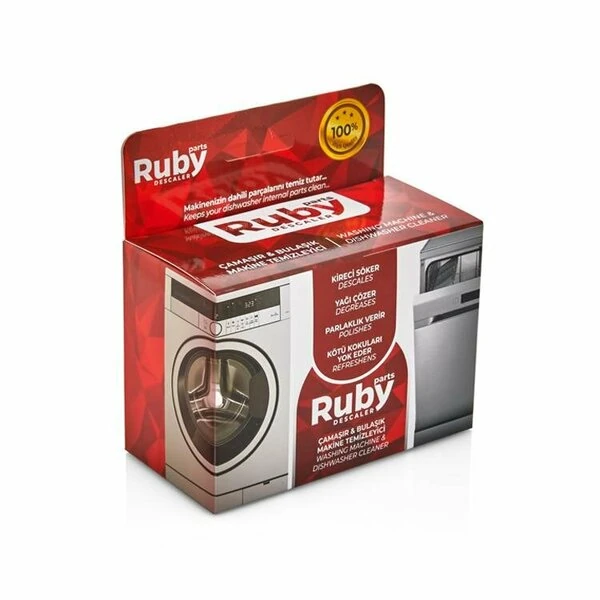 RUBY PARTS ÇAMAŞIR VE BULAŞIK MAKİNESİ TEMİZLEME TOZU 6X40 GR