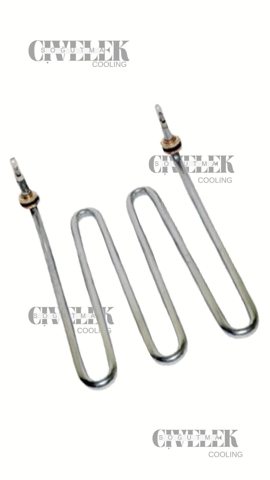 Semaver 2000w Rezistans Krom Kıvrık