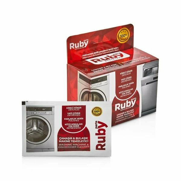 RUBY PARTS ÇAMAŞIR VE BULAŞIK MAKİNESİ TEMİZLEME TOZU 6X40 GR