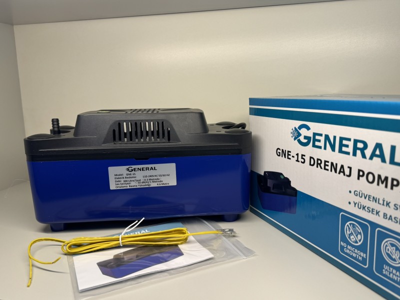 GENERAL GNE-15 KLİMA DRENAJ POMPASI 2,3LİRTE HAZNE 