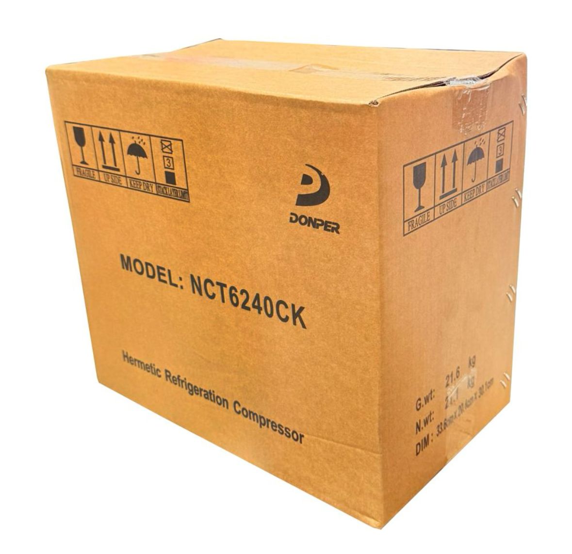DONPER NCT6240CK 1-1/2HP 4800 WATT R404A KOMPRESÖR (NJ 9238 GK - NJ 9232 GK MUADİL)