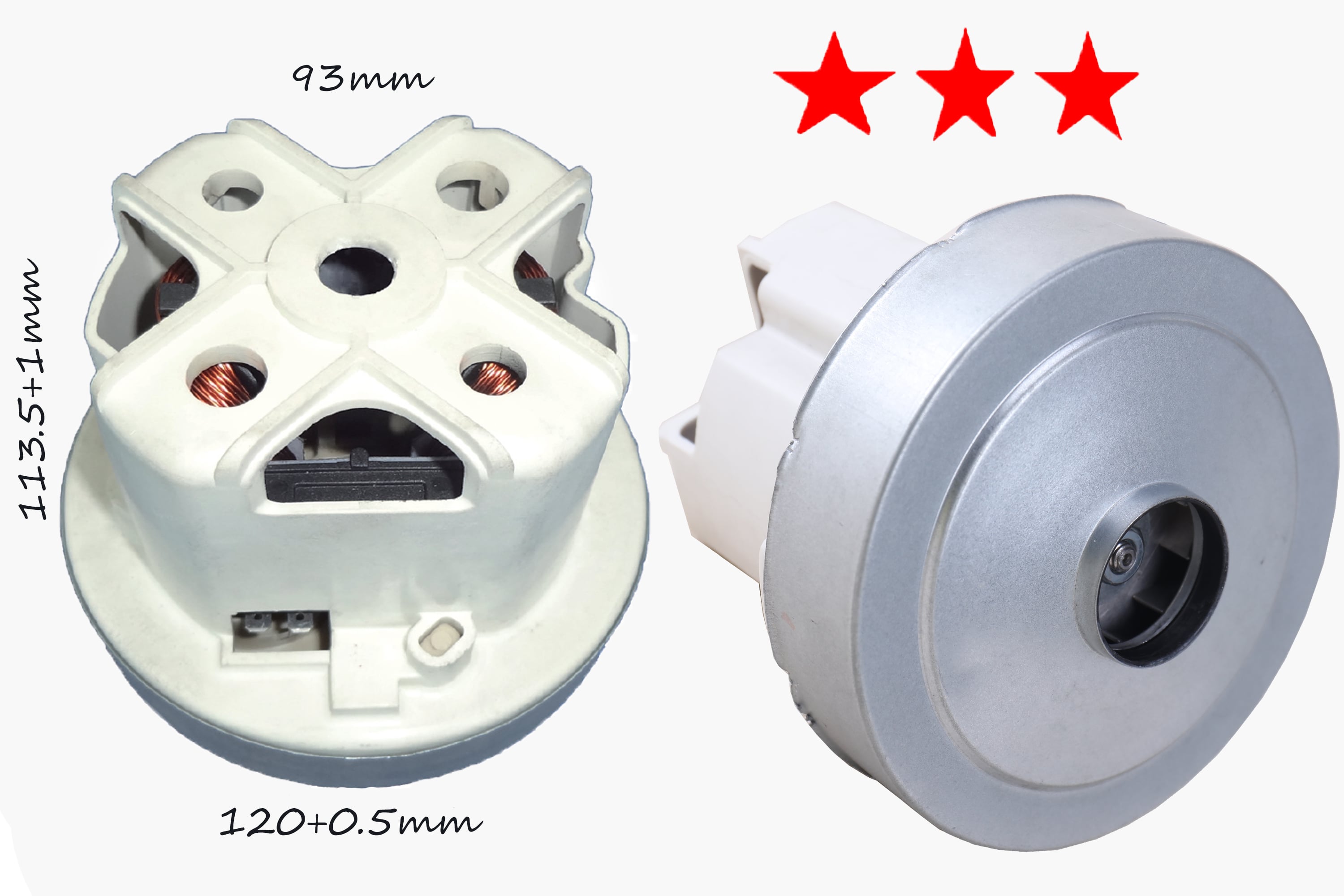 SÜPÜRGE MOTORU (SRV65CP) PHLPS - DOMEL (1600 W) (BAKIR SARGI)
