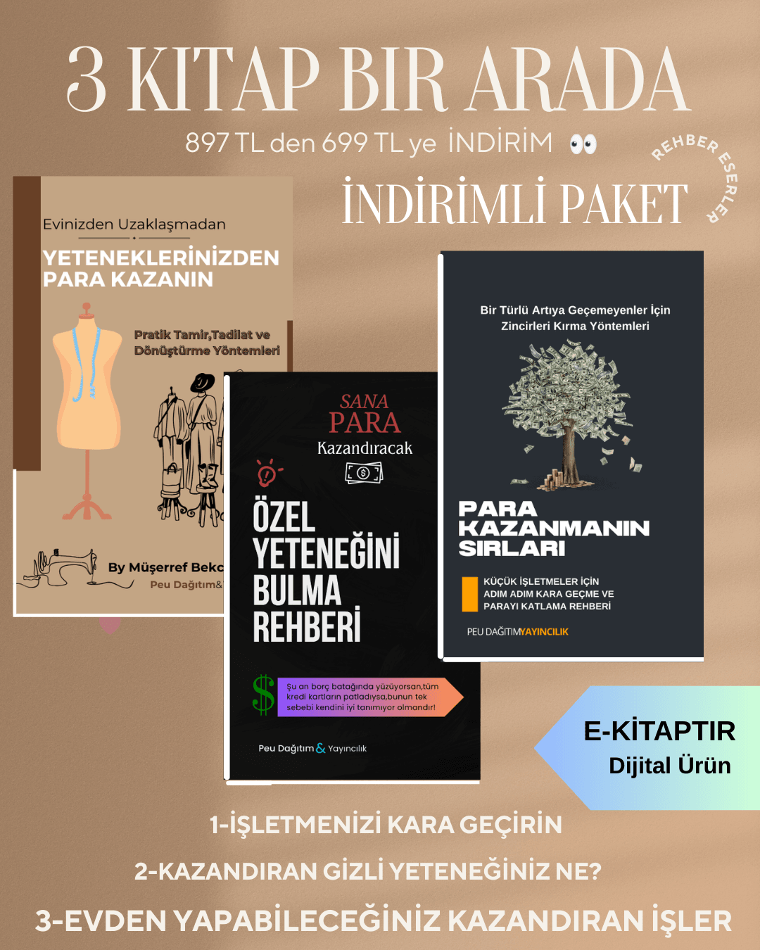 Yeteneklerinizden Kazanma ve İşinizi Büyütme Rehber Paketi