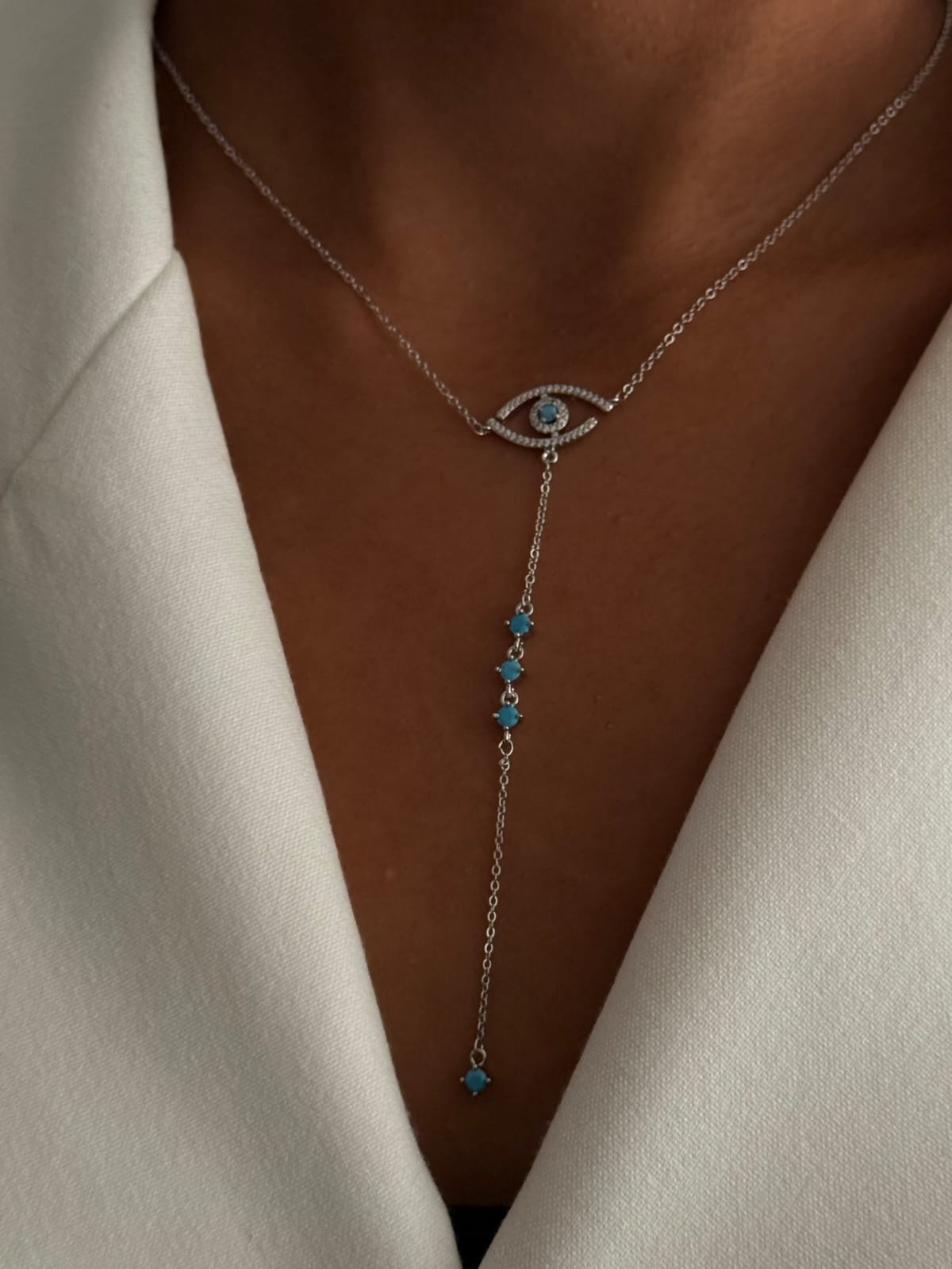 Nazar Boncuklu Y Kolye