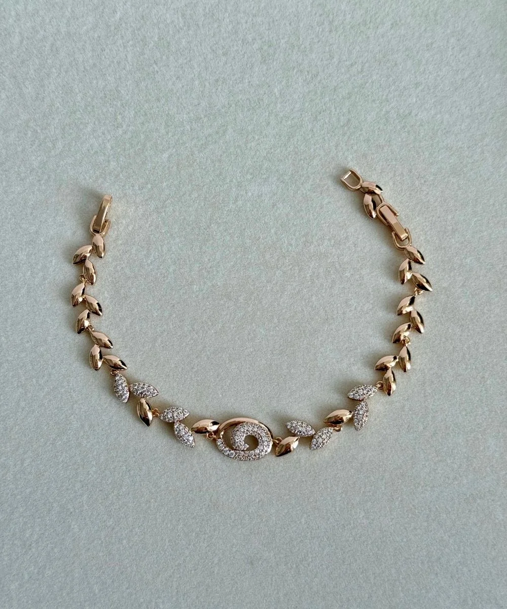 Romantik Yaprak Bileklik