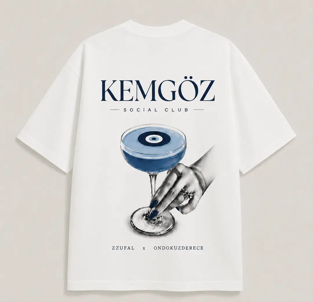 ZZUFAL X ONDOKUZDERECE - KEMGÖZ OVERSIZE TEE - ZT034