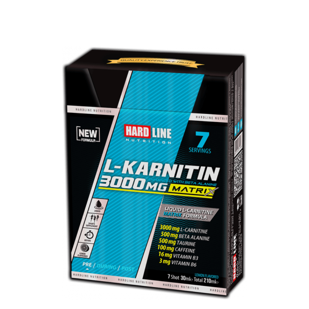 Hardline L-Karnitin Matrix 3000 Mg 7 Adet (30ml)