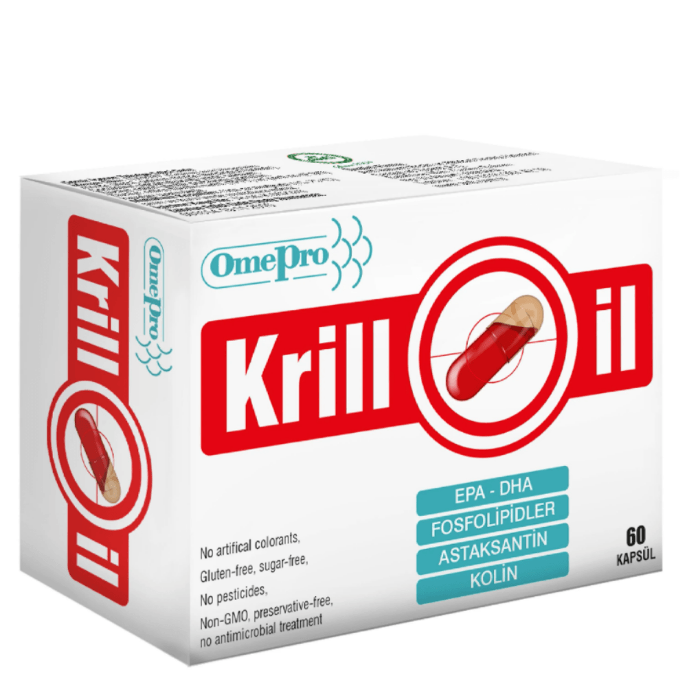 Anti Omepro Krill Yağı 60 Likit Kapsül