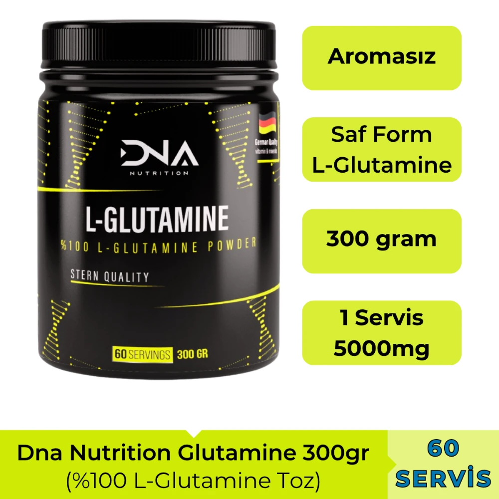 DNA Nutrition Glutamine Powder 300gr