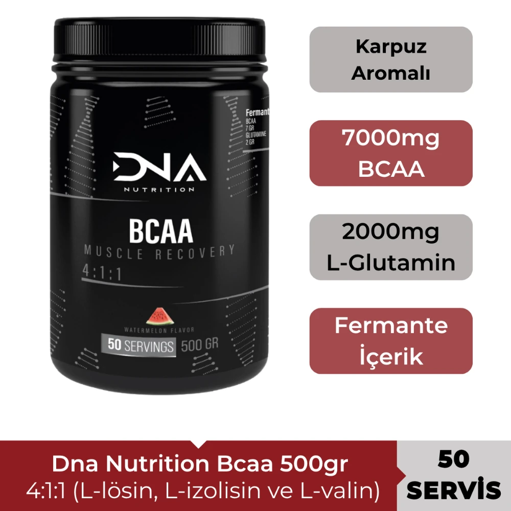 DNA Nutrition Bcaa 4:1:1 Karpuz Aromalı 500gr