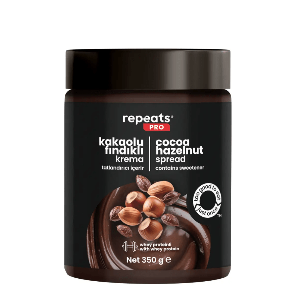 Repeats Yüksek Proteinli Kakaolu Fındık Kreması 350gr