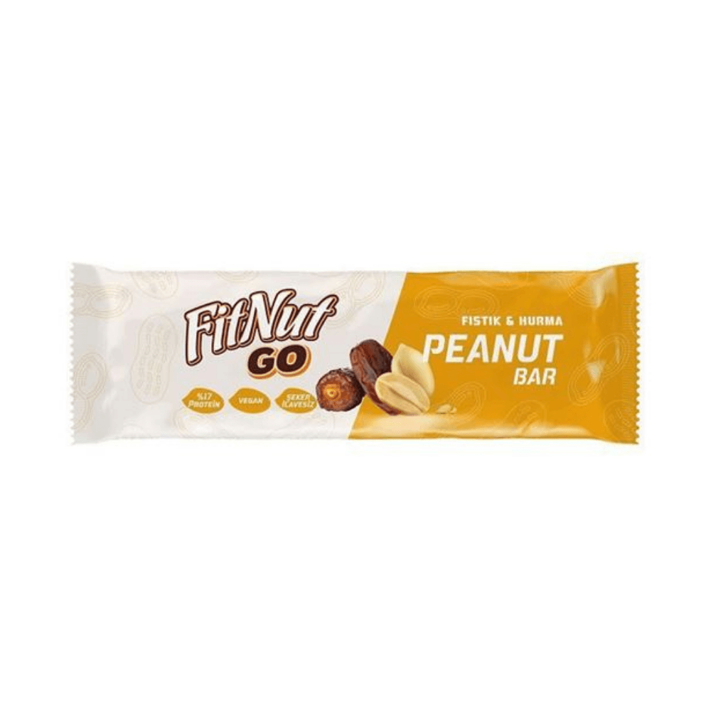 FitNut Peanut Bar Fıstık ve Hurma 30gr
