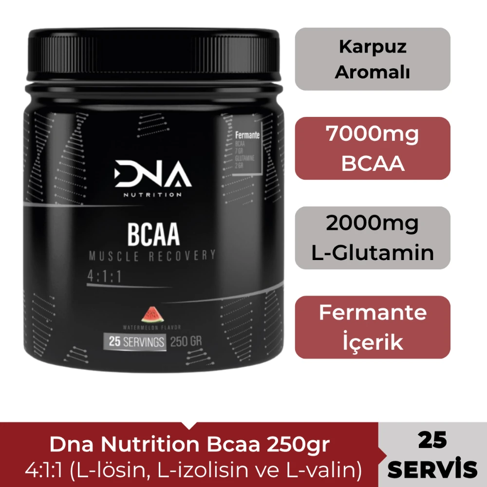 DNA Nutrition Bcaa 4:1:1 Karpuz Aromalı 250gr