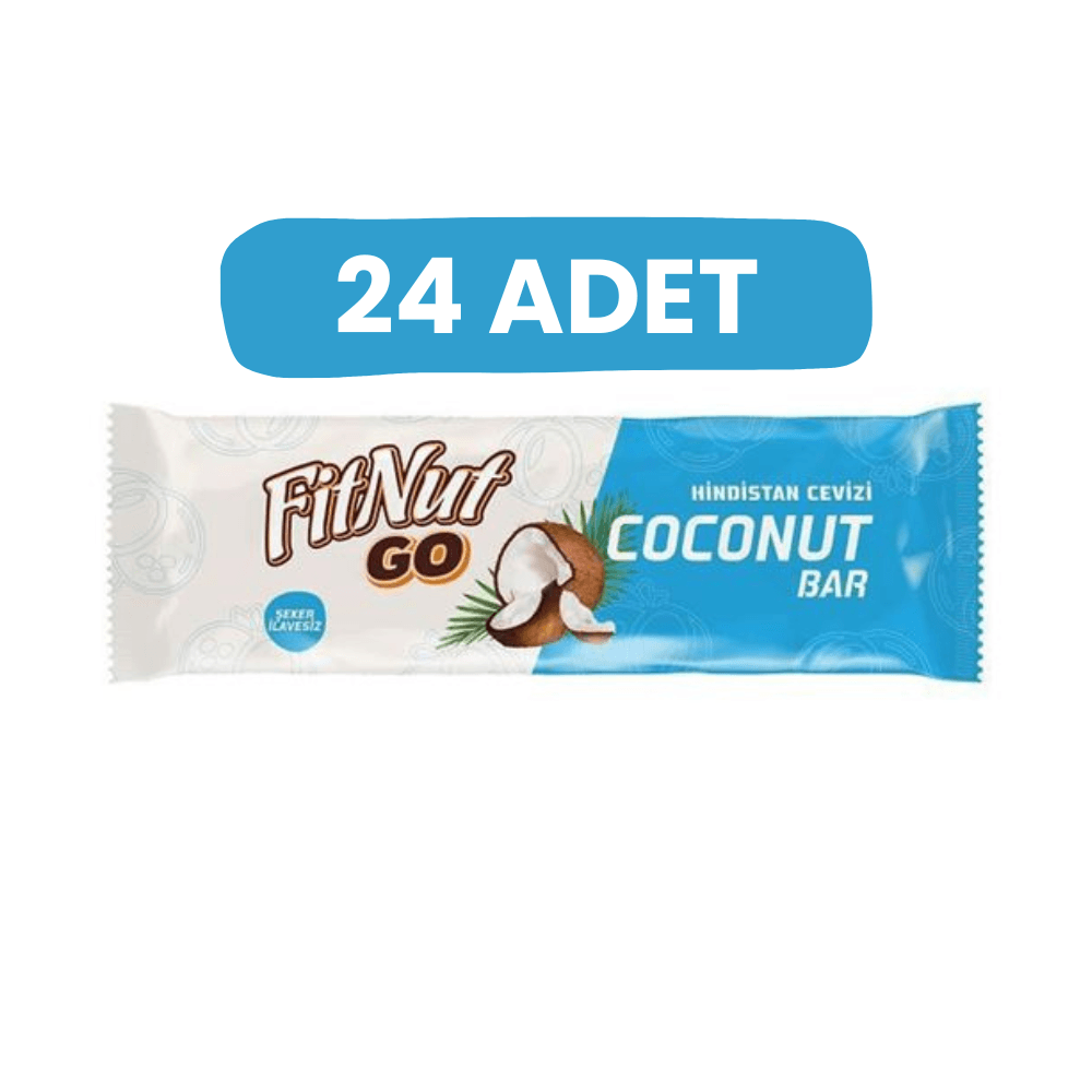 FitNut Coconut Bar (40g) Hindistan Cevizli - 24 Adet