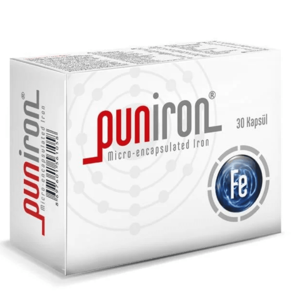 Anti Puniron Mikroenkapsüle Demir 30 Kapsül