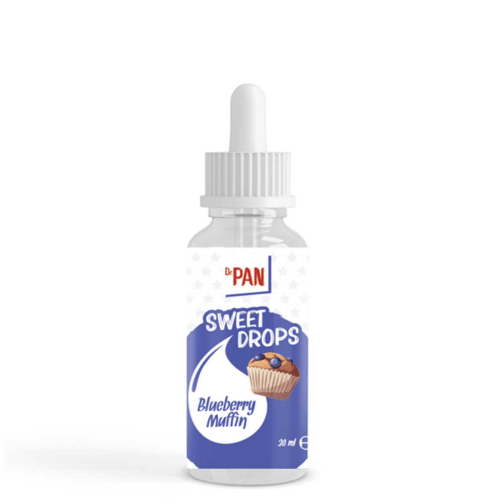 Dr.Pan Sweet Drops Blueberry Muffin (Yabanmersini aromalı sıvı Tatlandırıcı-30ml)