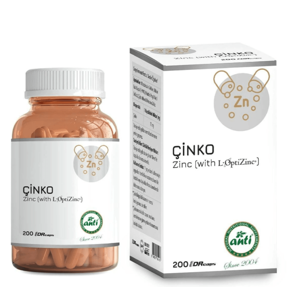 Anti Çinko L-Optizinc 200 Kapsül