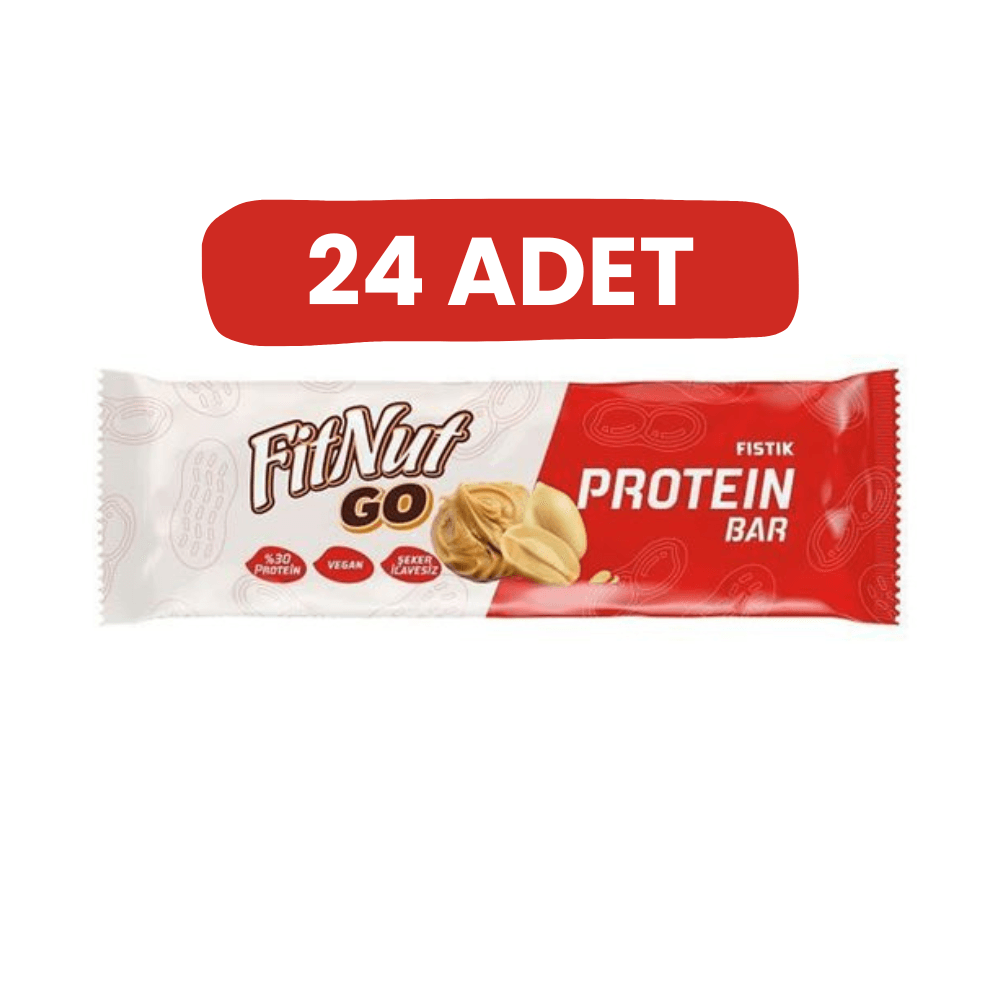 FitNut Protein Bar ( Yerfıstıklı- 40 gr)- 24 Adet