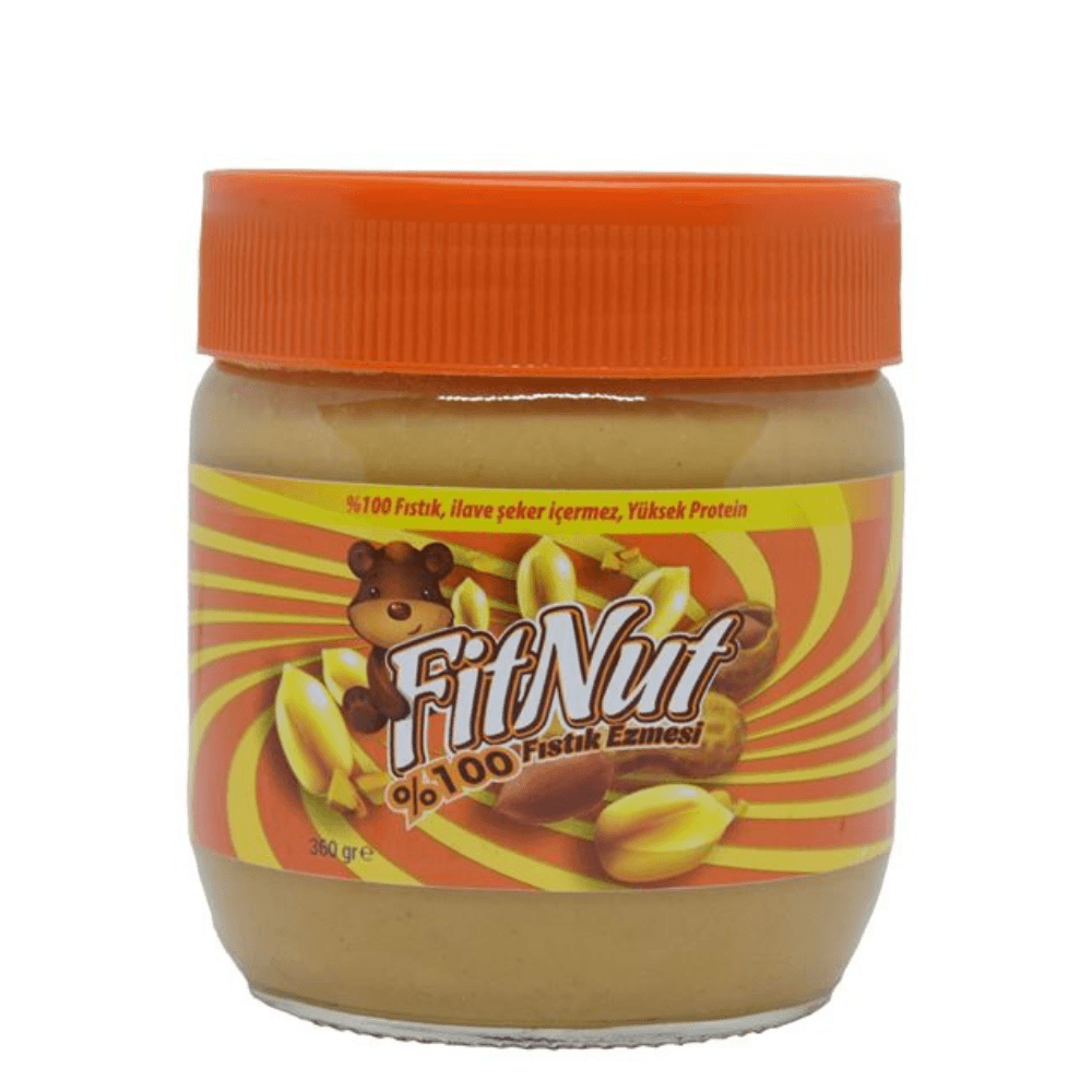 FitNut Şekersiz Fıstık Ezmesi 360gr