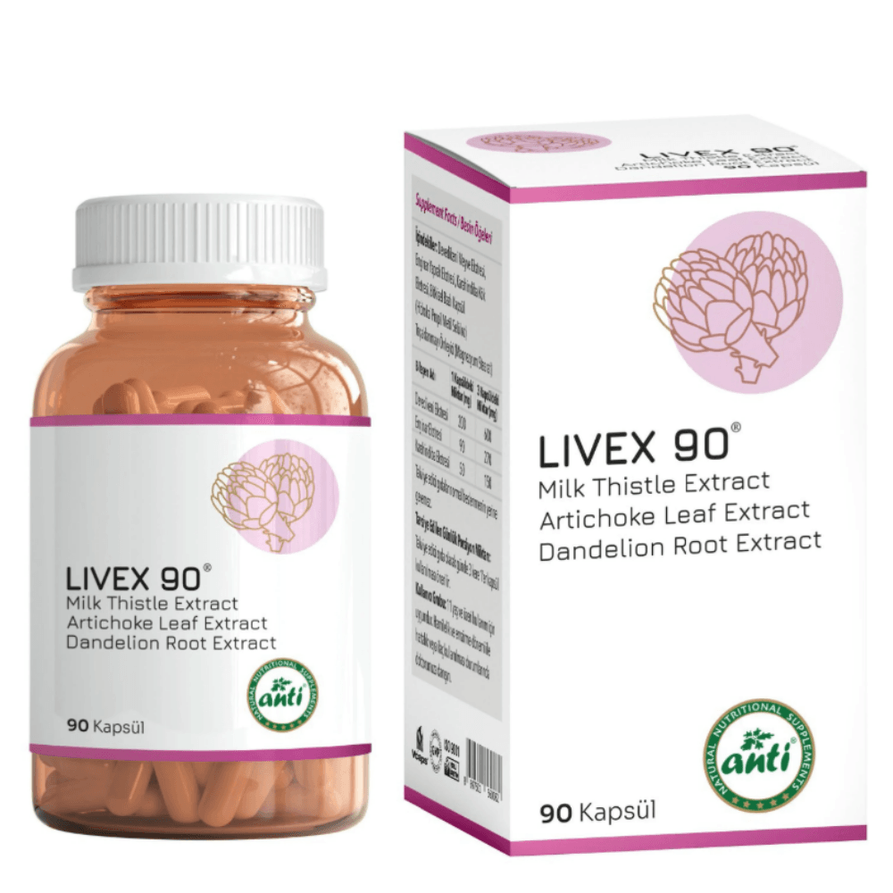 Anti Livex90 (Deve Dikeni, Enginar, Karahindiba) 90 Kapsül