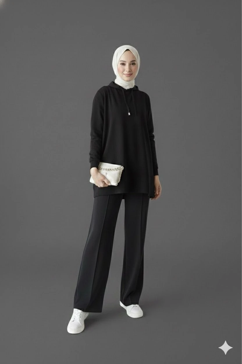 Premium Oysho Soft Touch Takım - Siyah