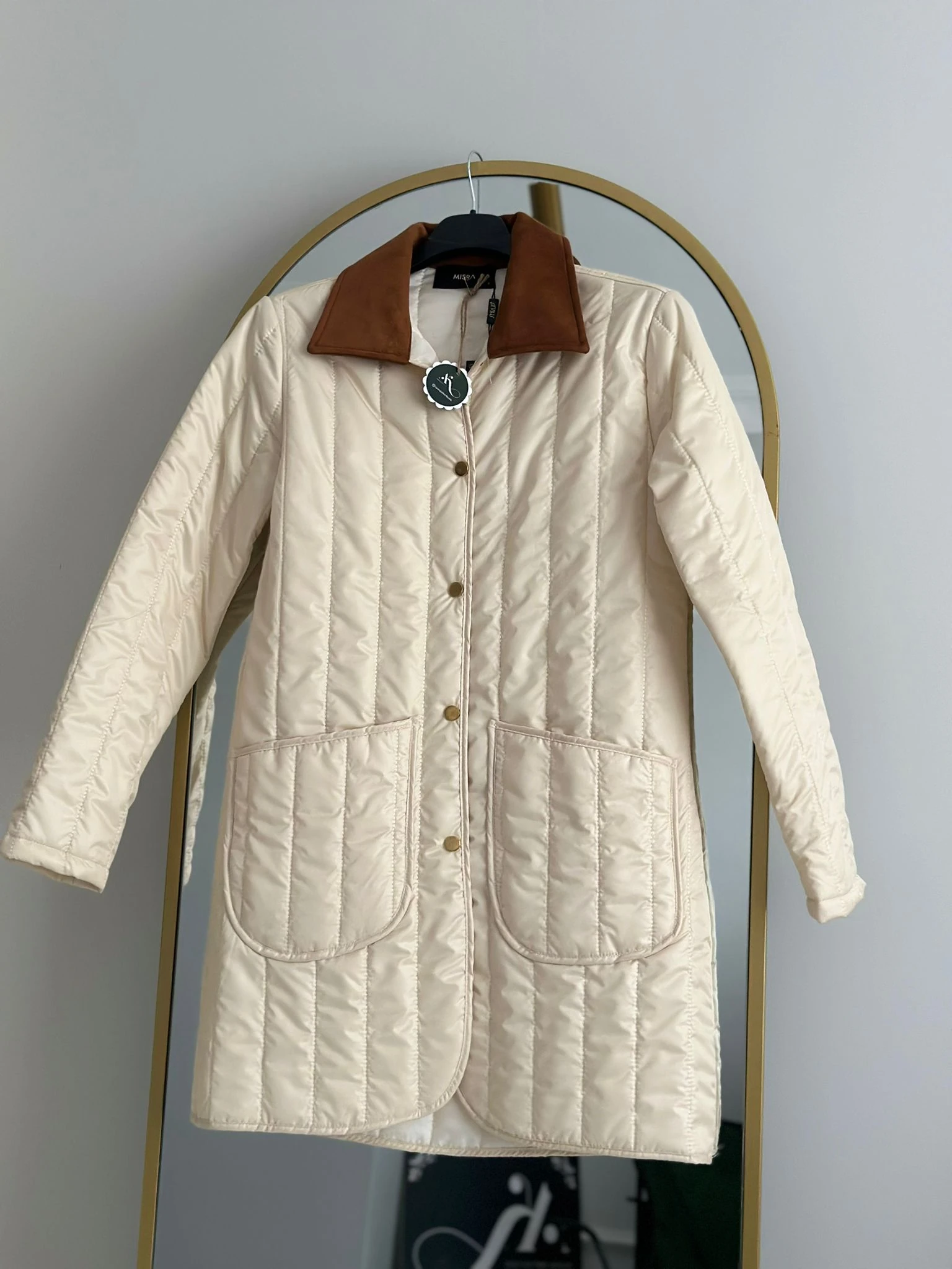 KAPİTONE CEKET - AÇIK BEJ