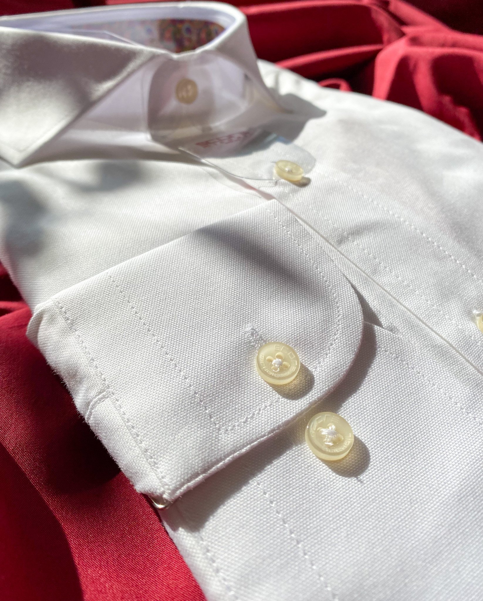 Italian Style Slim Fit White Shirt