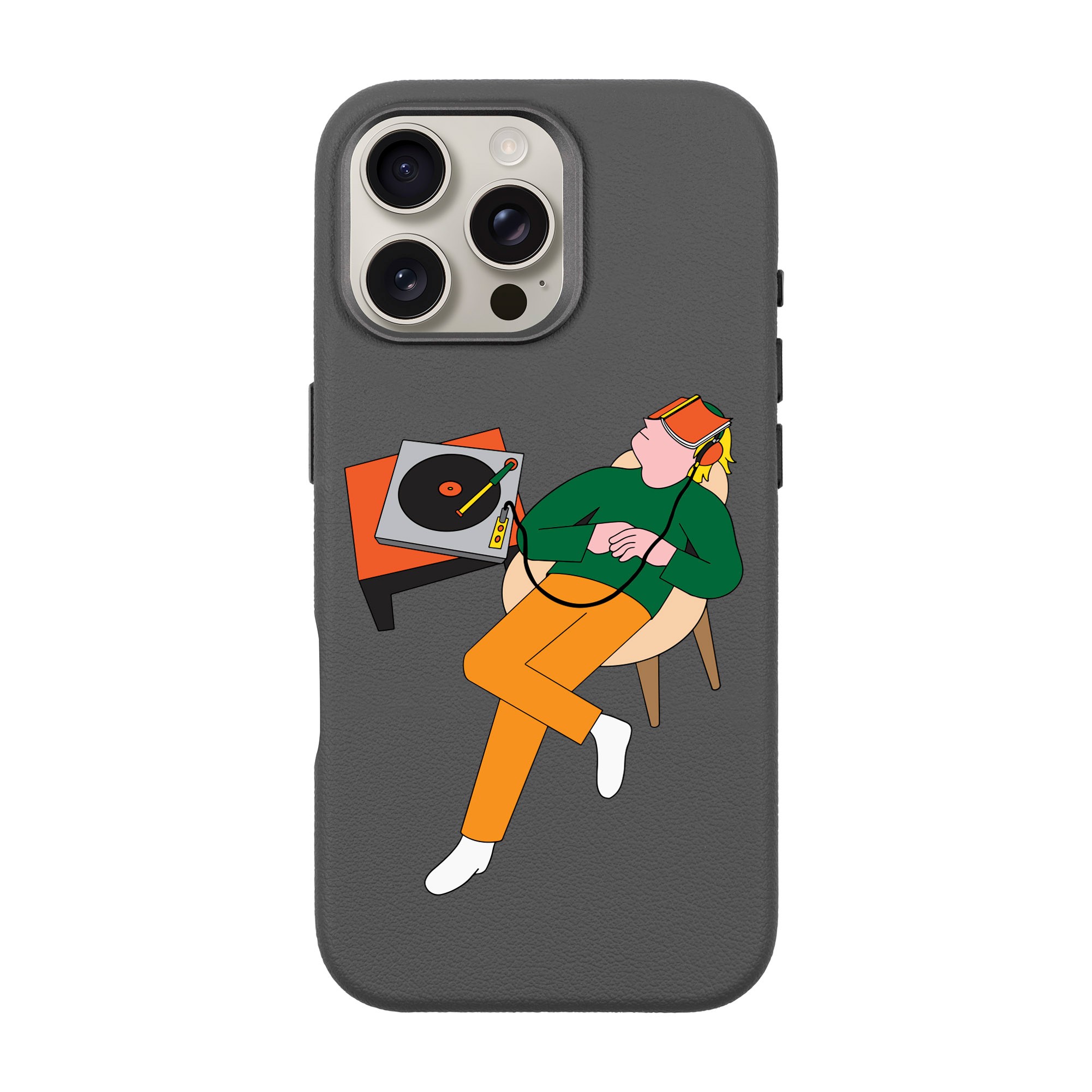 LAZY SUNDAY AFTERNOON-iPhone Leather Premium Case with MagSafe