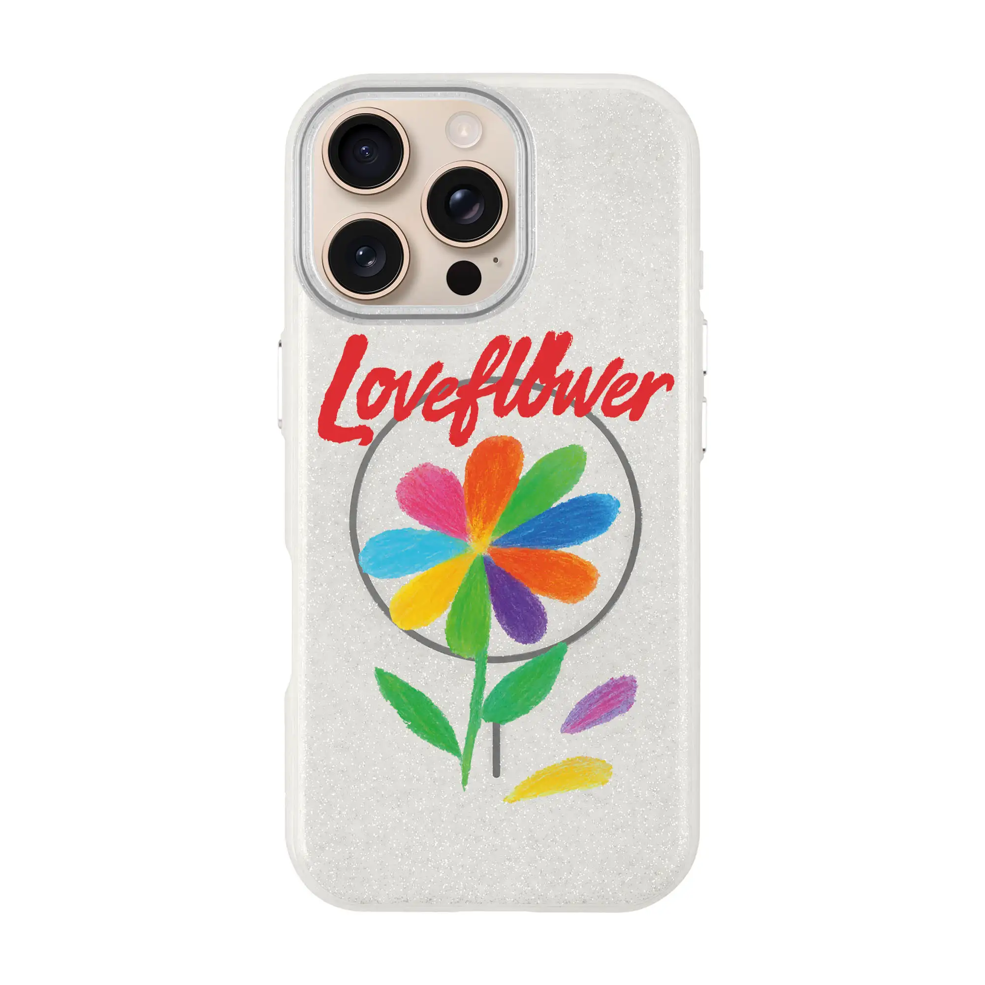 LOVE FLOWER-iPhone Radiant Kılıf MagSafe Özellikli