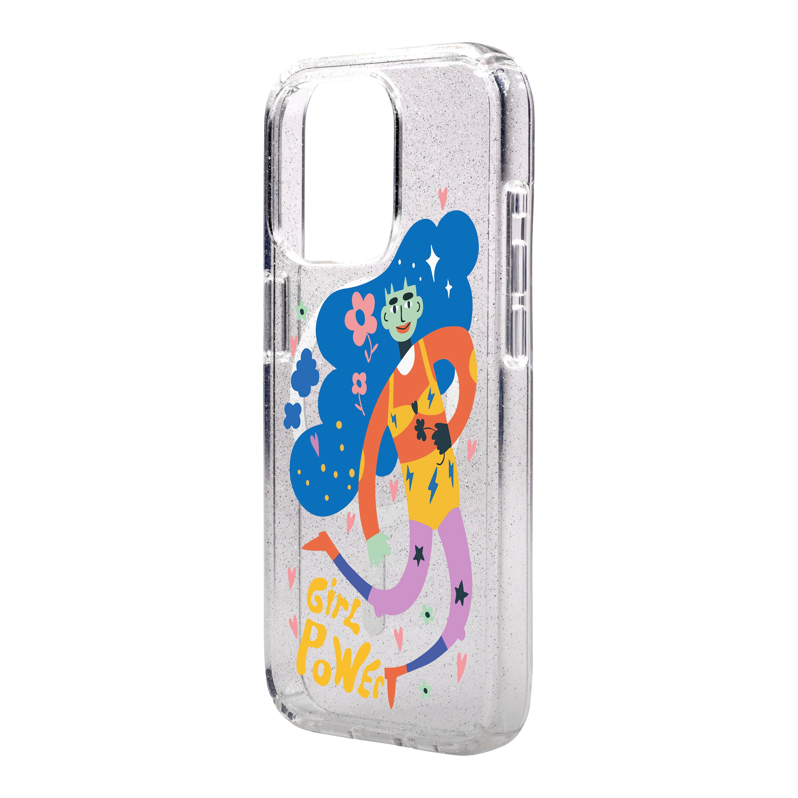 GIRL POWER-iPhone Shiny Case with MagSafe