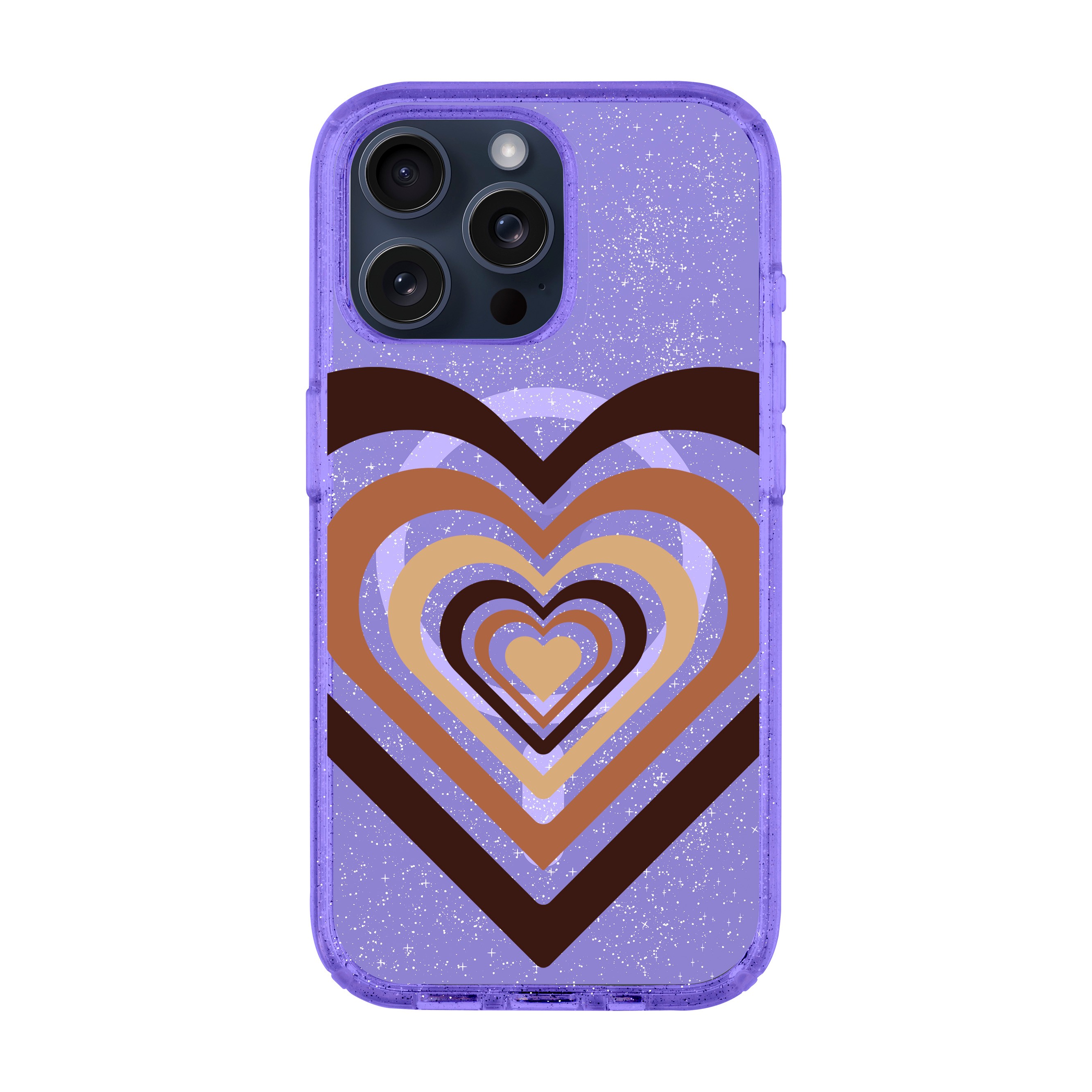 HEART-iPhone Shiny Case with MagSafe