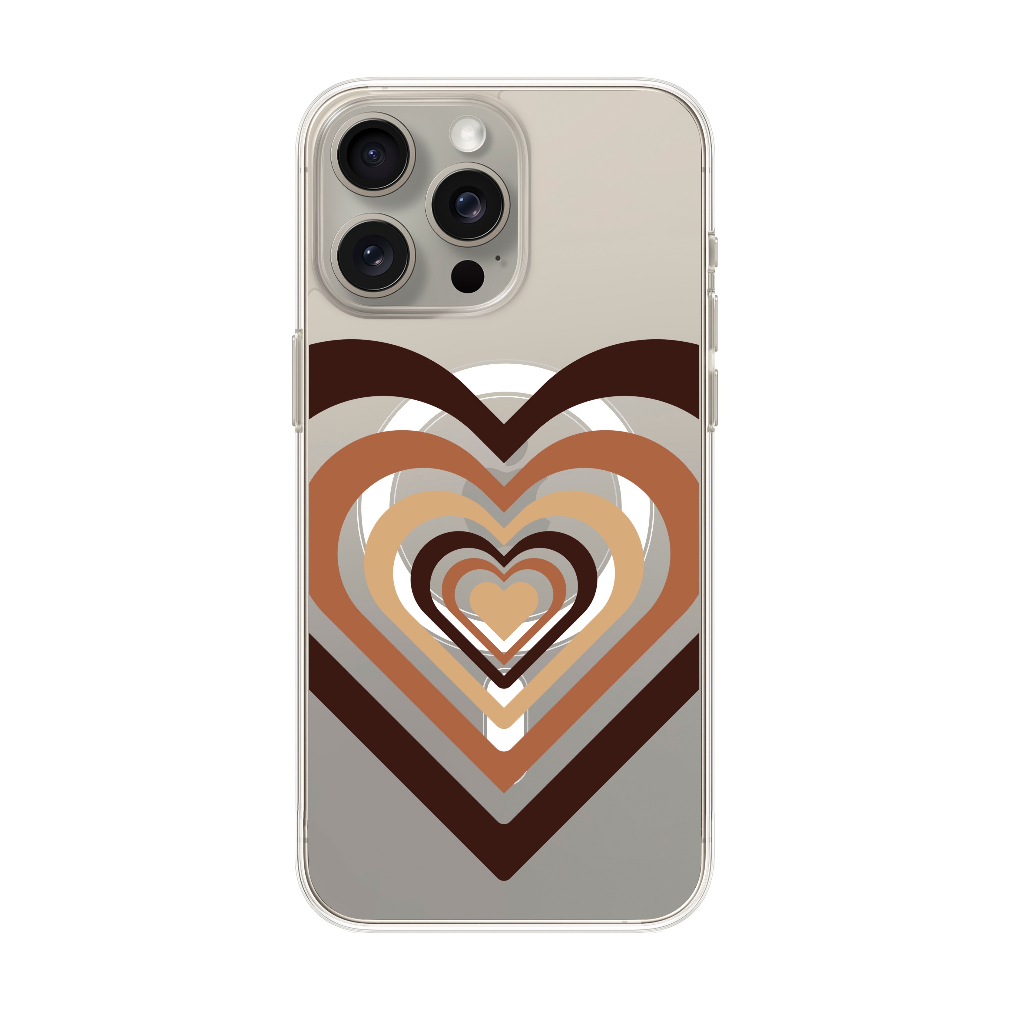 Heart - iPhone Clear Case with MagSafe