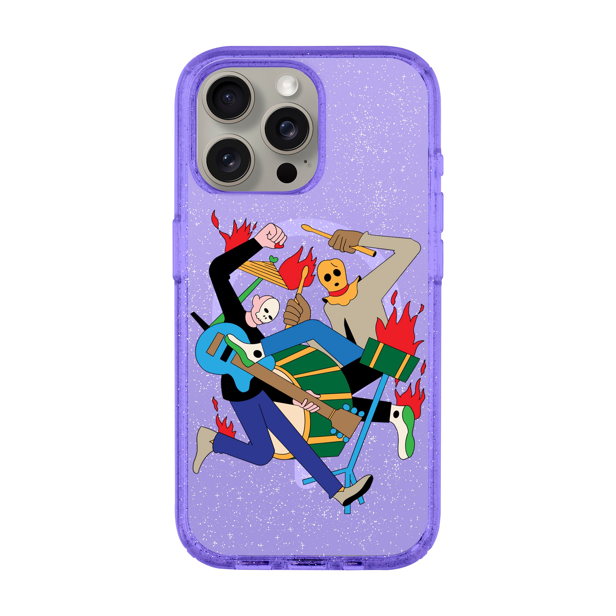 MONSTER MASH-iPhone Shiny Case with MagSafe