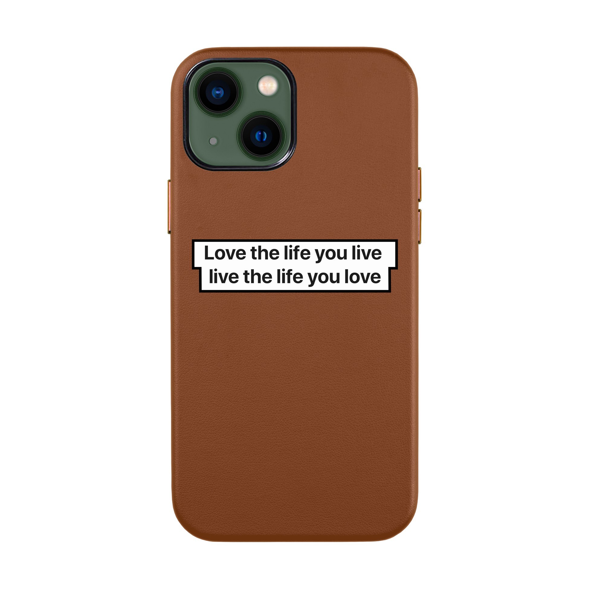 LOVE THE LIFE-iPhone Leather Kılıf