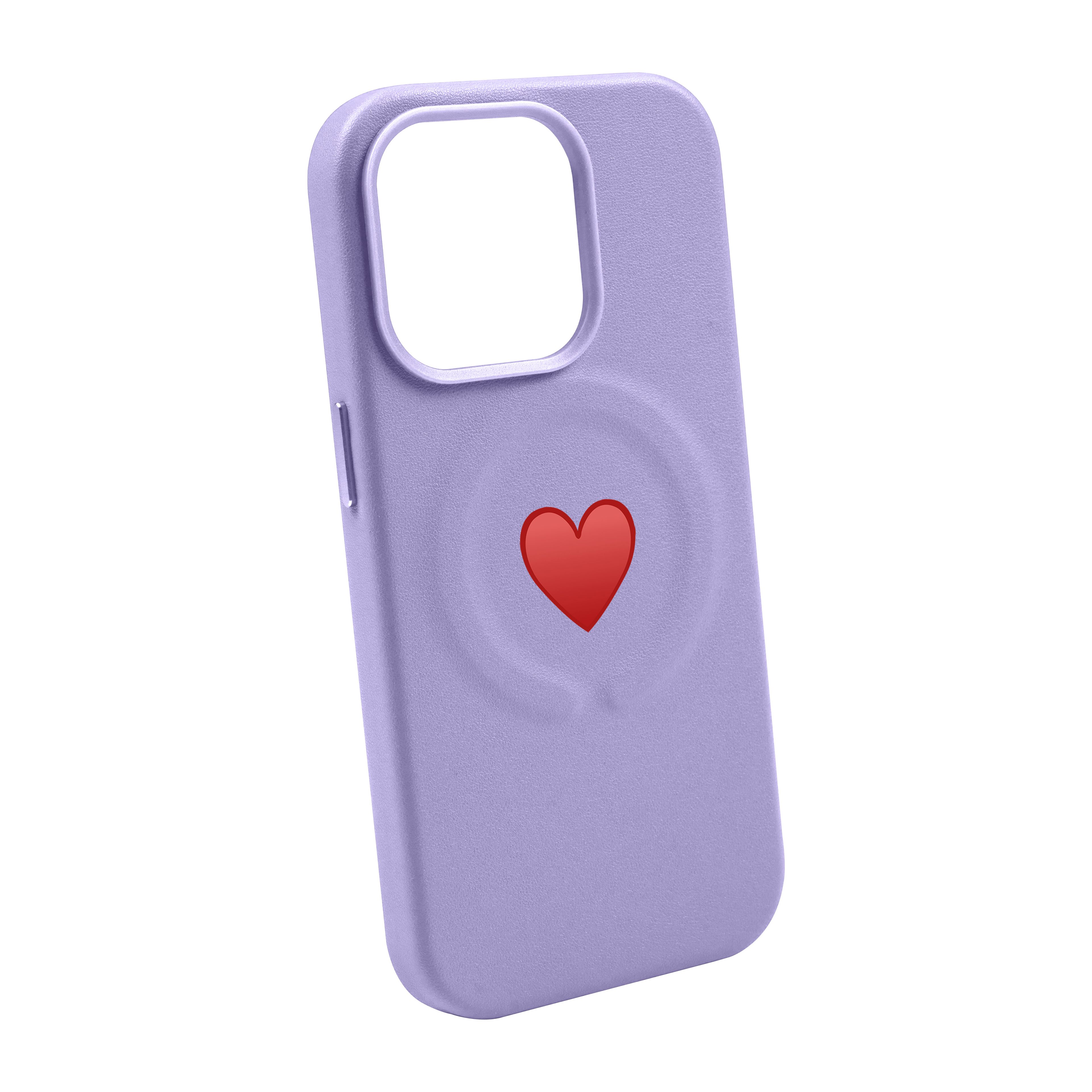 Spread Heart - iPhone Leather Case with MagSafe