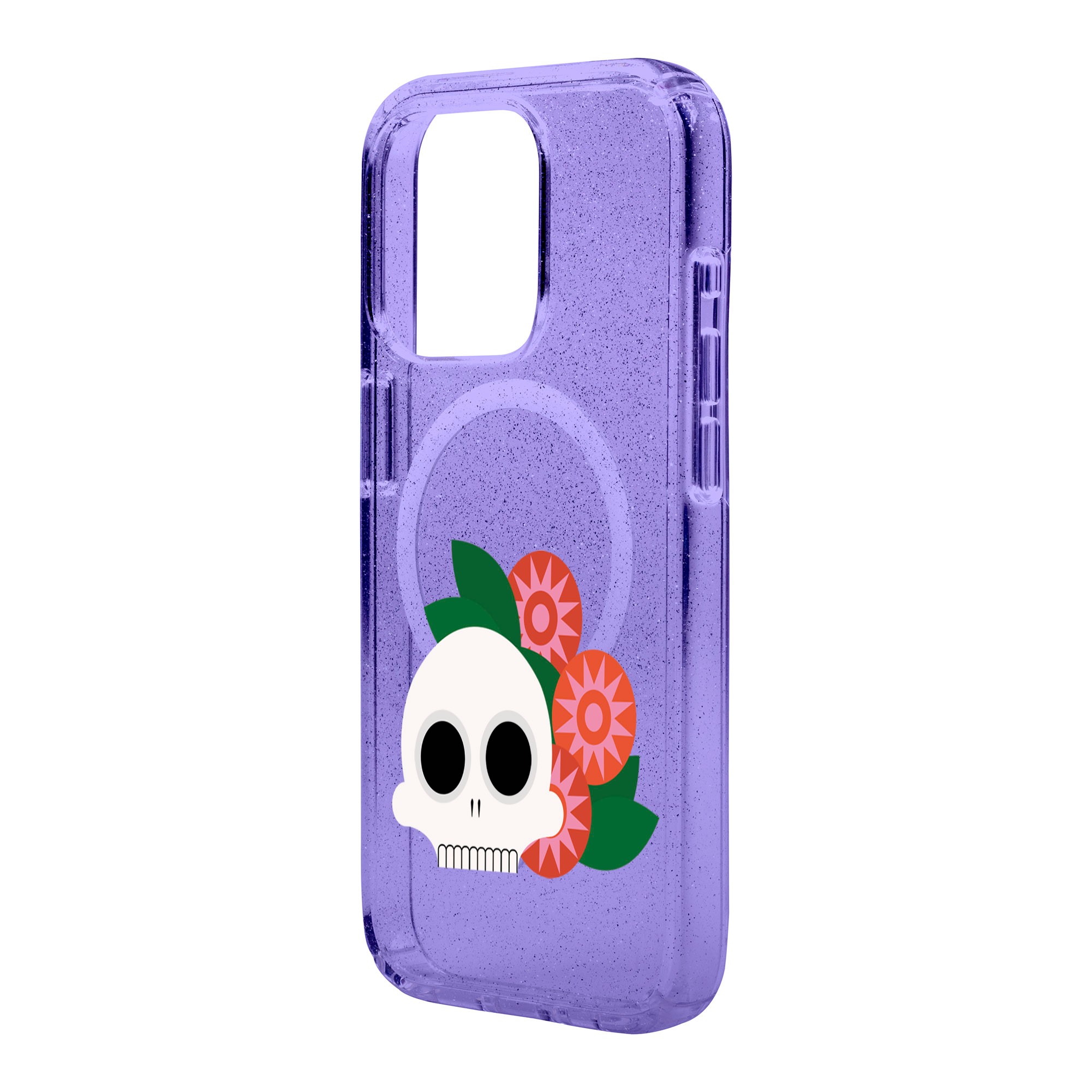 MEMENTO BLOOM-iPhone Shiny Case with MagSafe