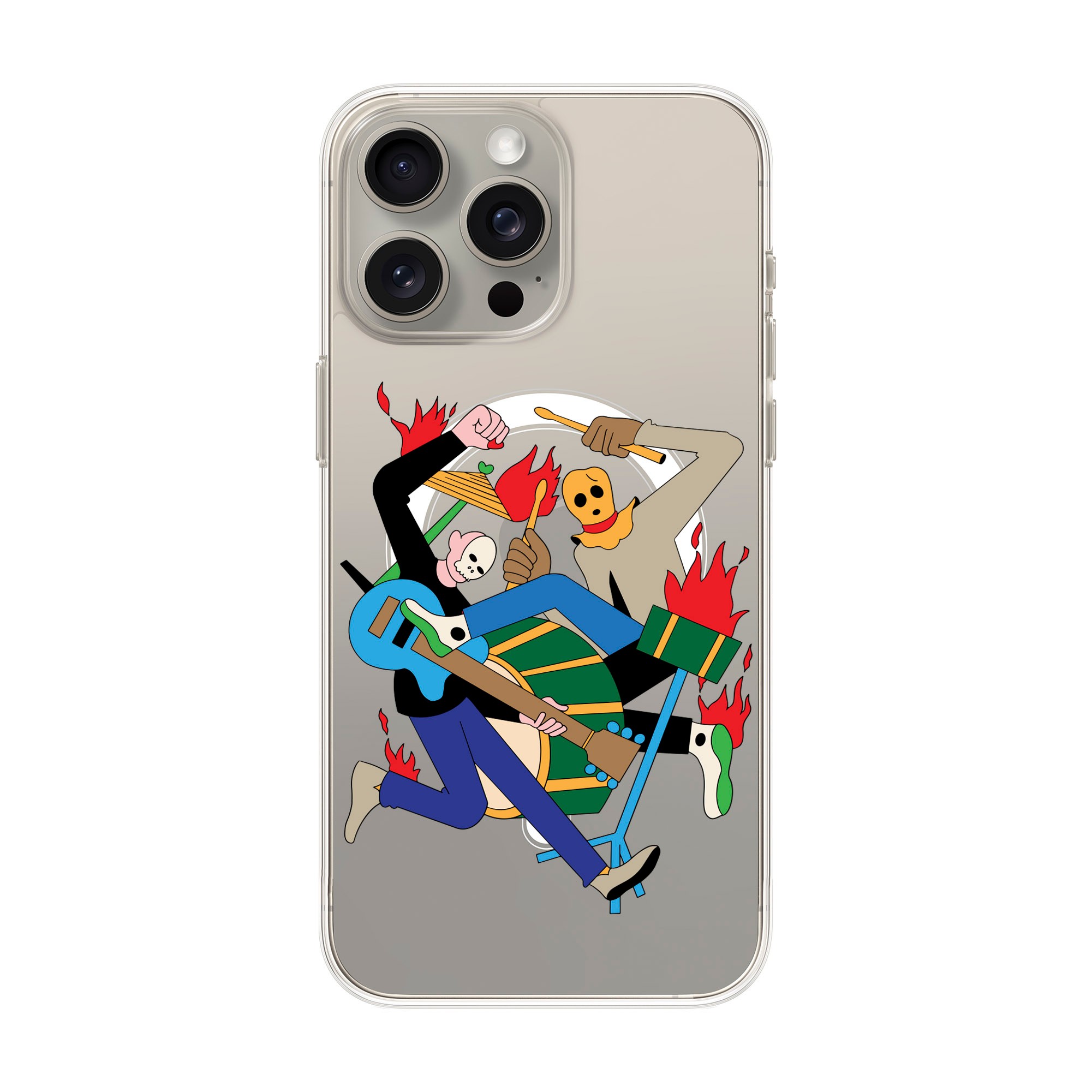 MONSTER MASH-iPhone Solid Case with MagSafe