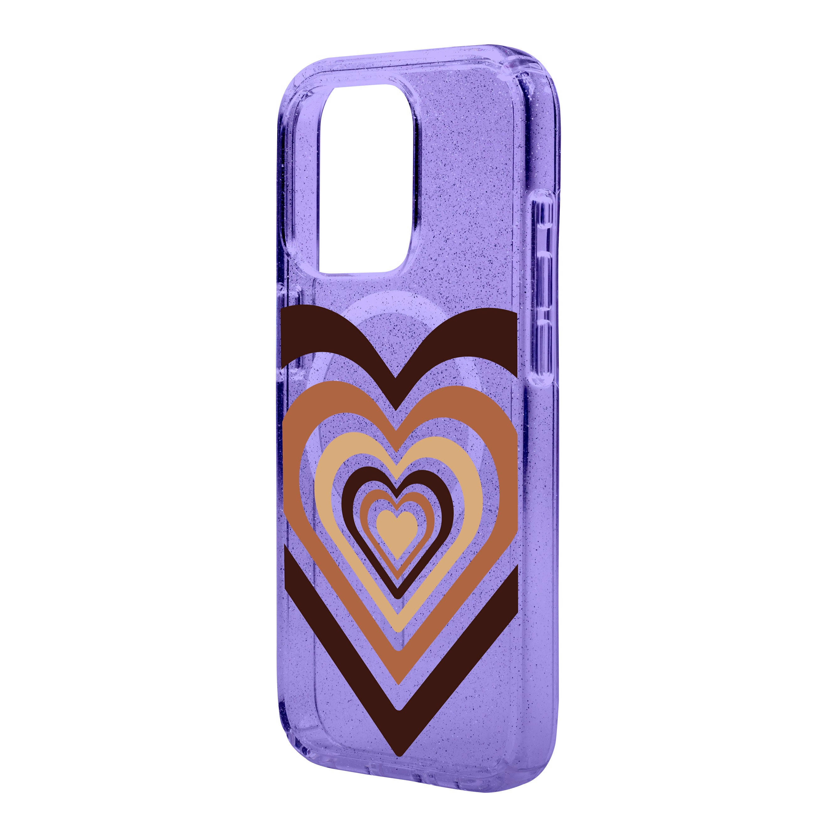 HEART-iPhone Shiny Case with MagSafe