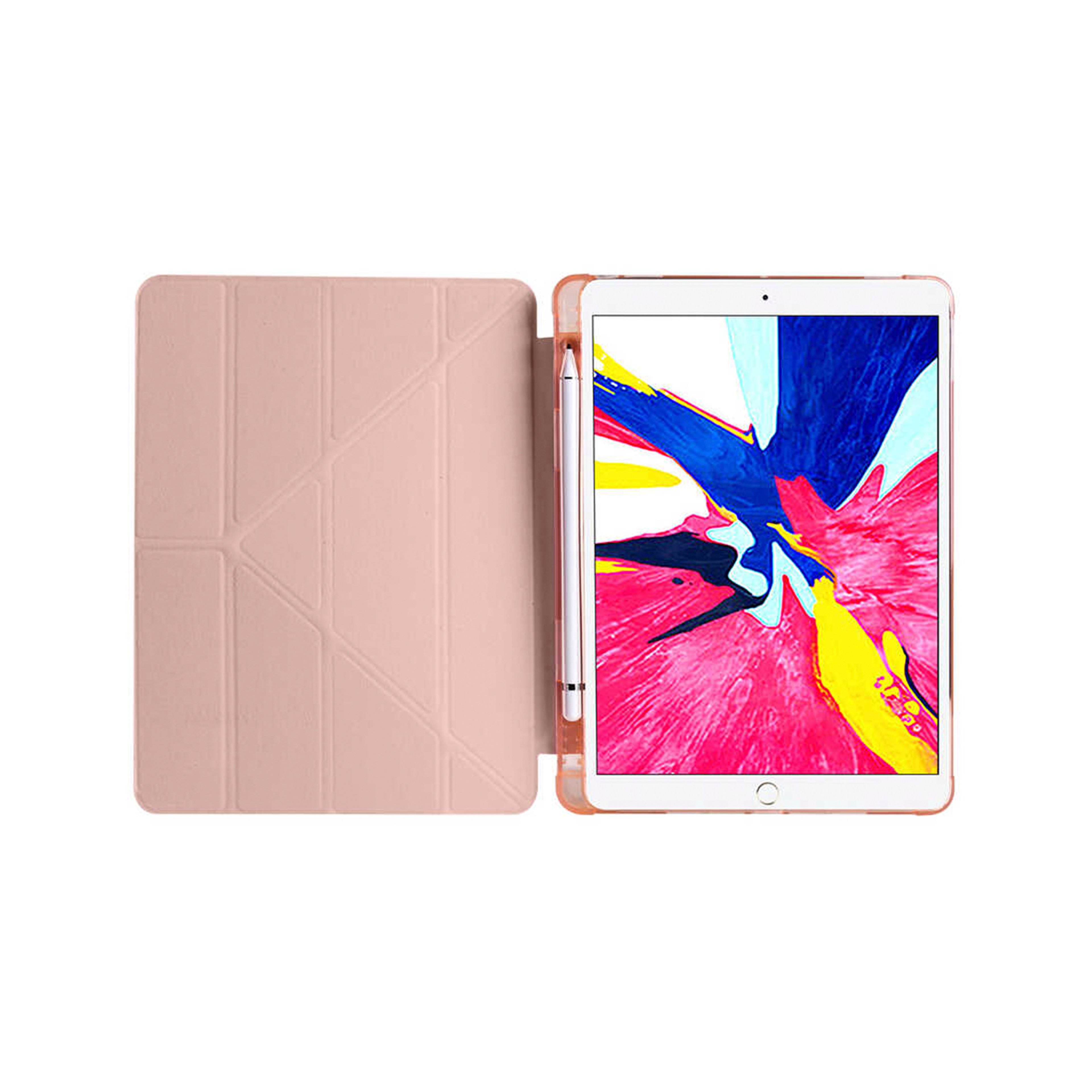 Apple iPad Pro 10.5 inç (7.Nesil)-Trigon Folding Kalemlikli Standlı Kılıf
