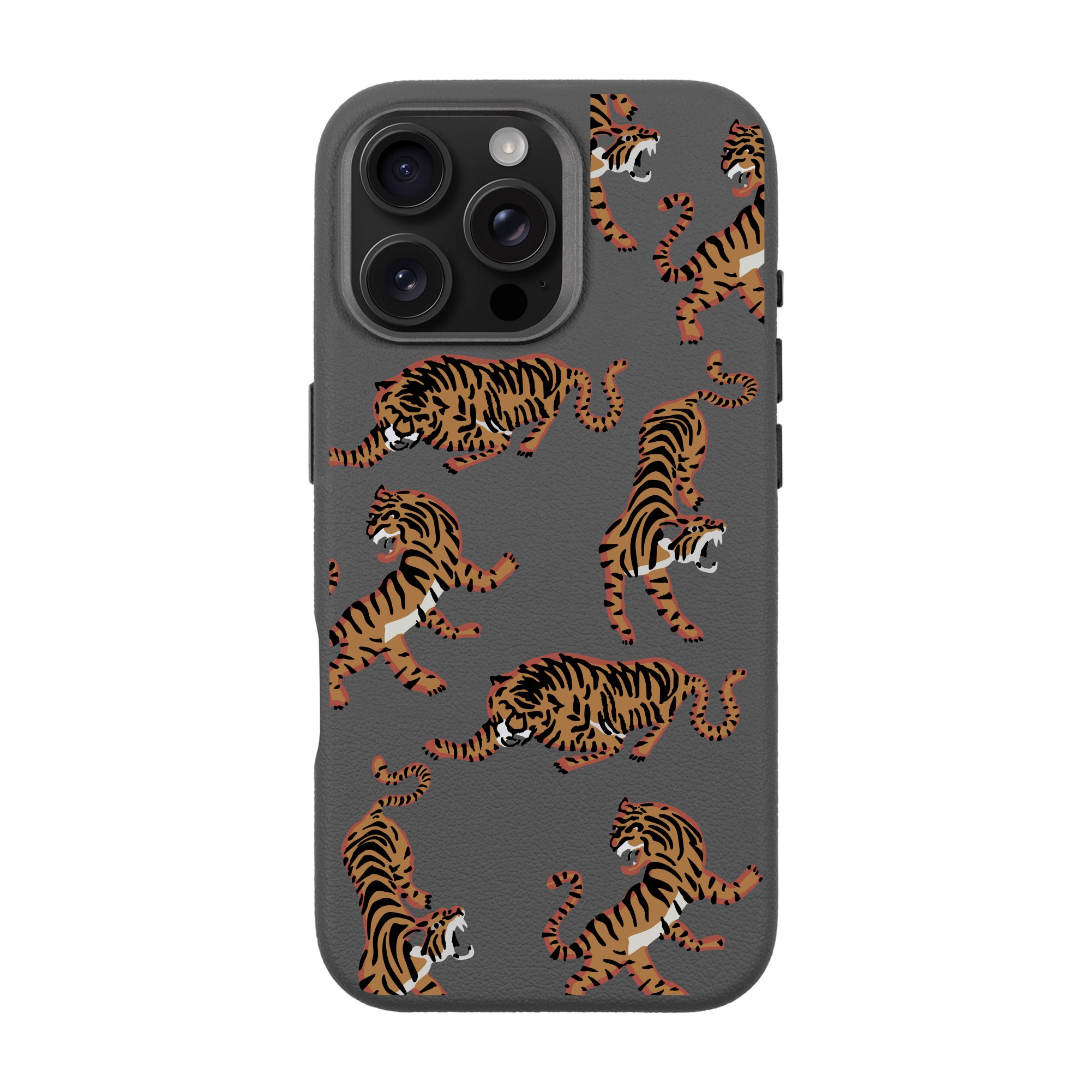 TIGER-iPhone Leather Premium Case with MagSafe