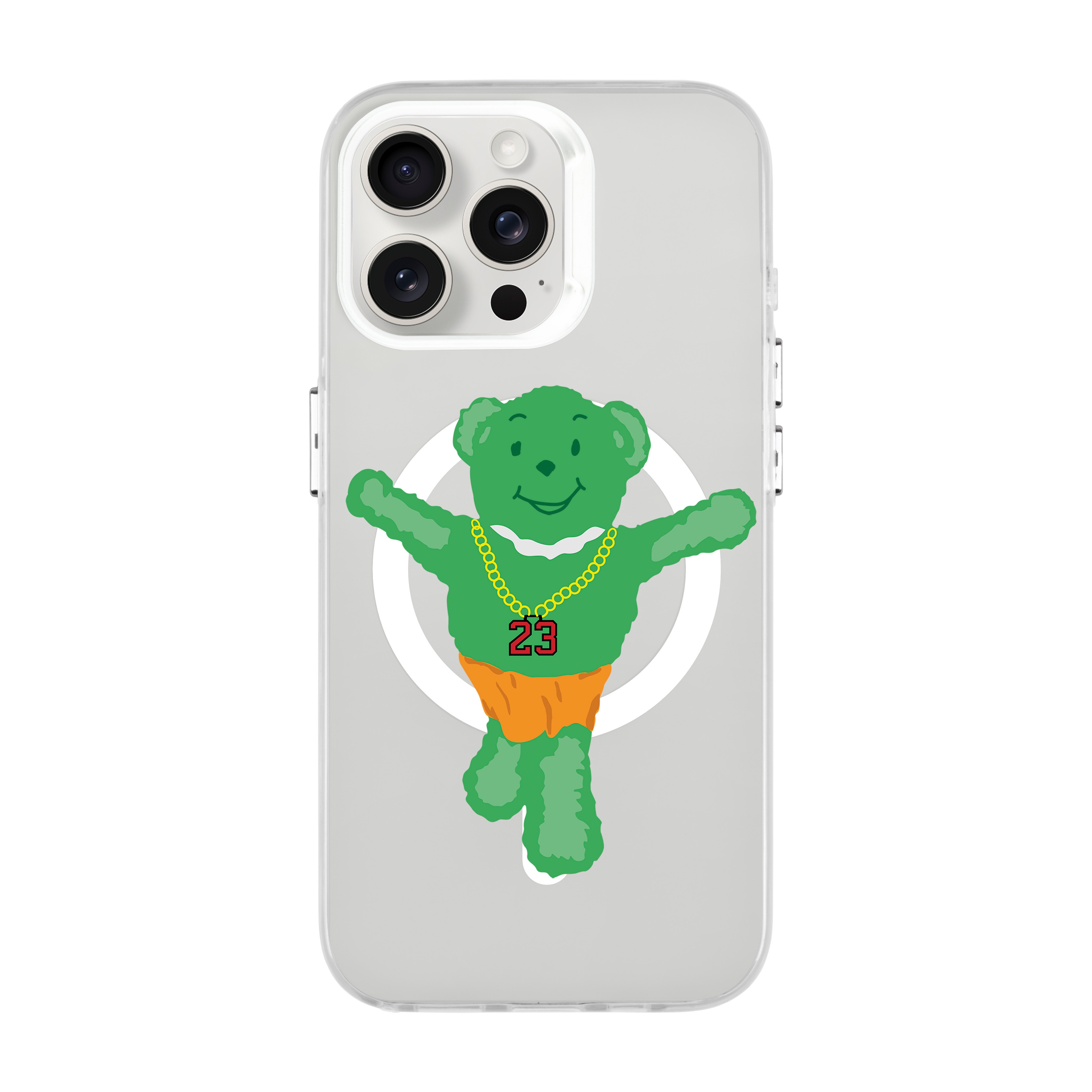 GREEN BEAR-iPhone Hold Kılıf MagSafe Özellikli