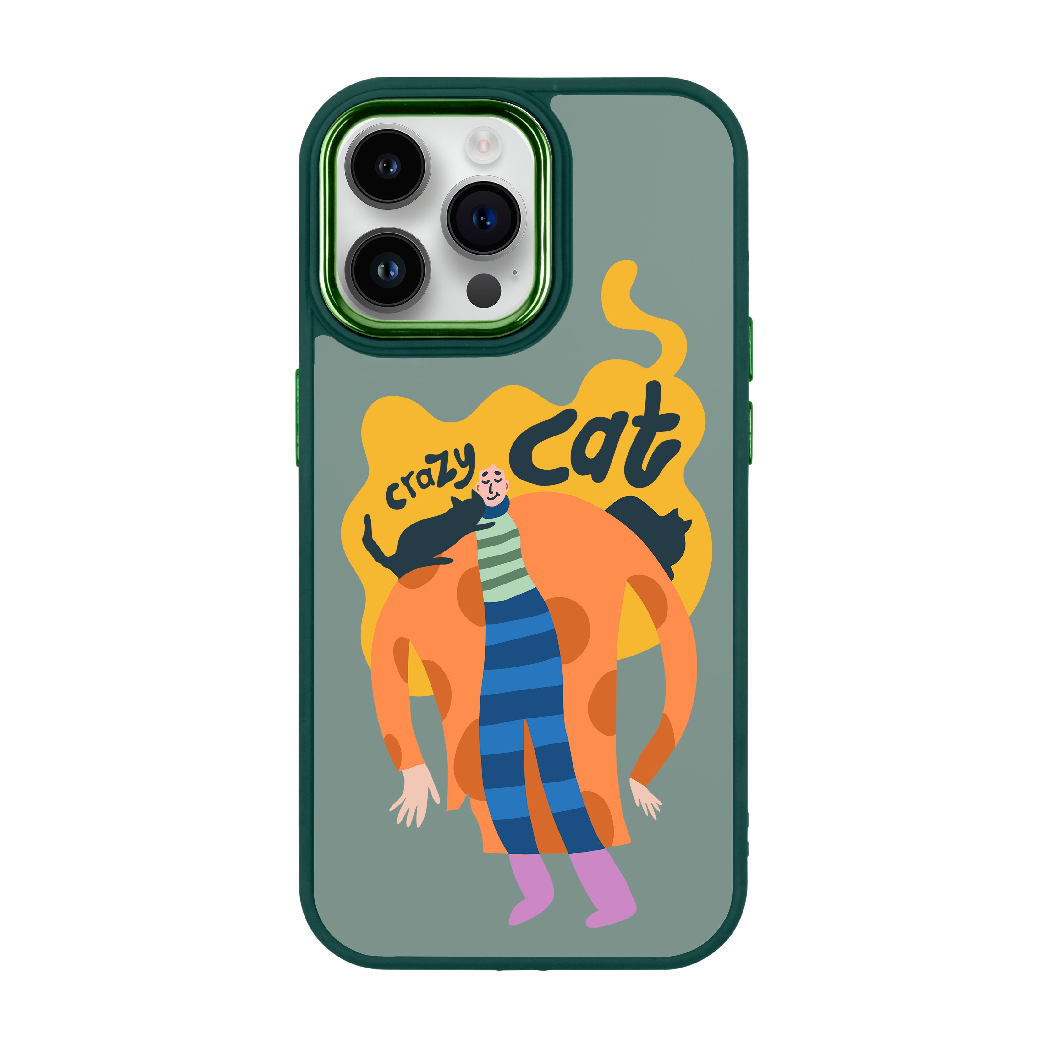 CRAZY CAT-iPhone Proof Kılıf