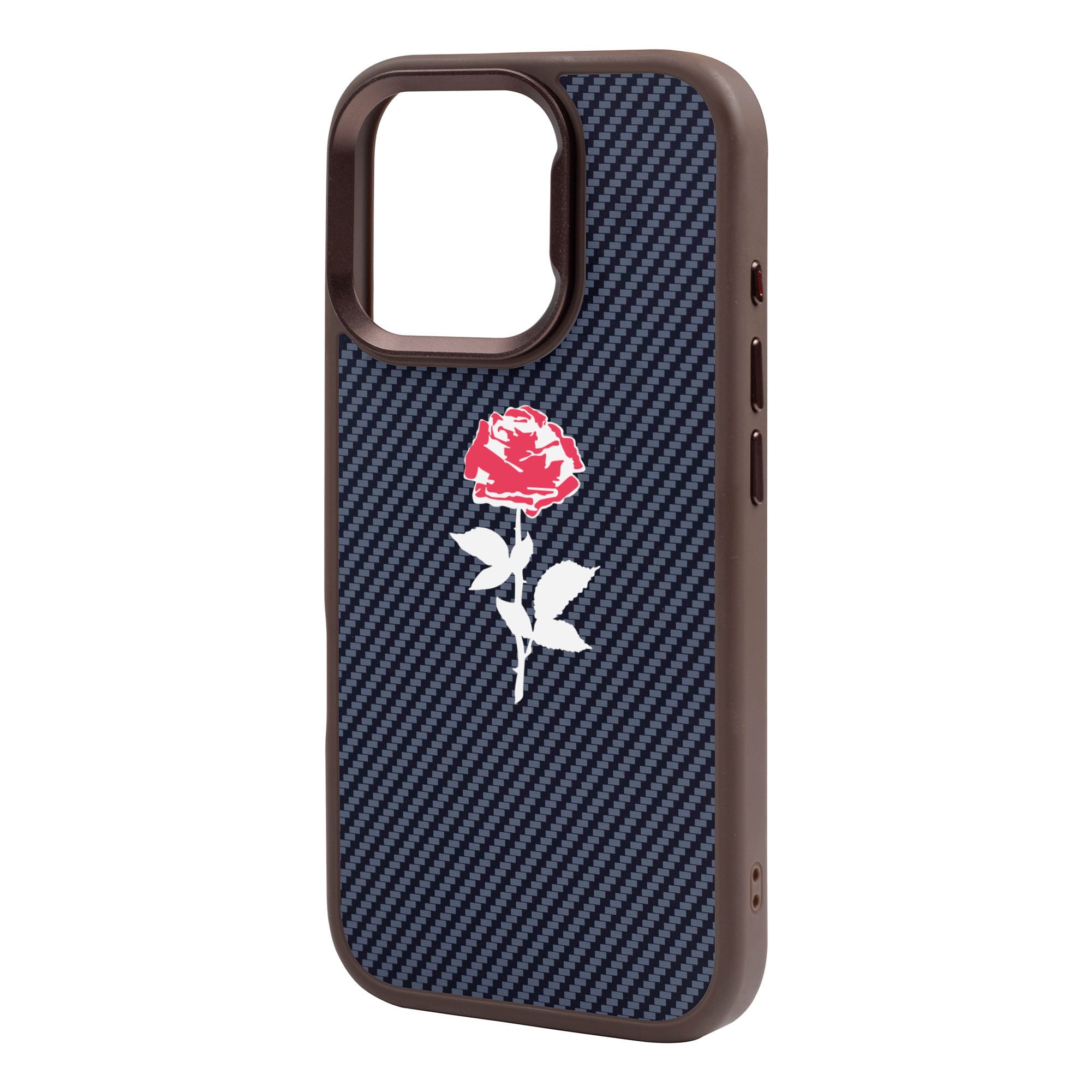 NATUREL ROSE-iPhone Plaid Kılıf MagSafe Özellikli