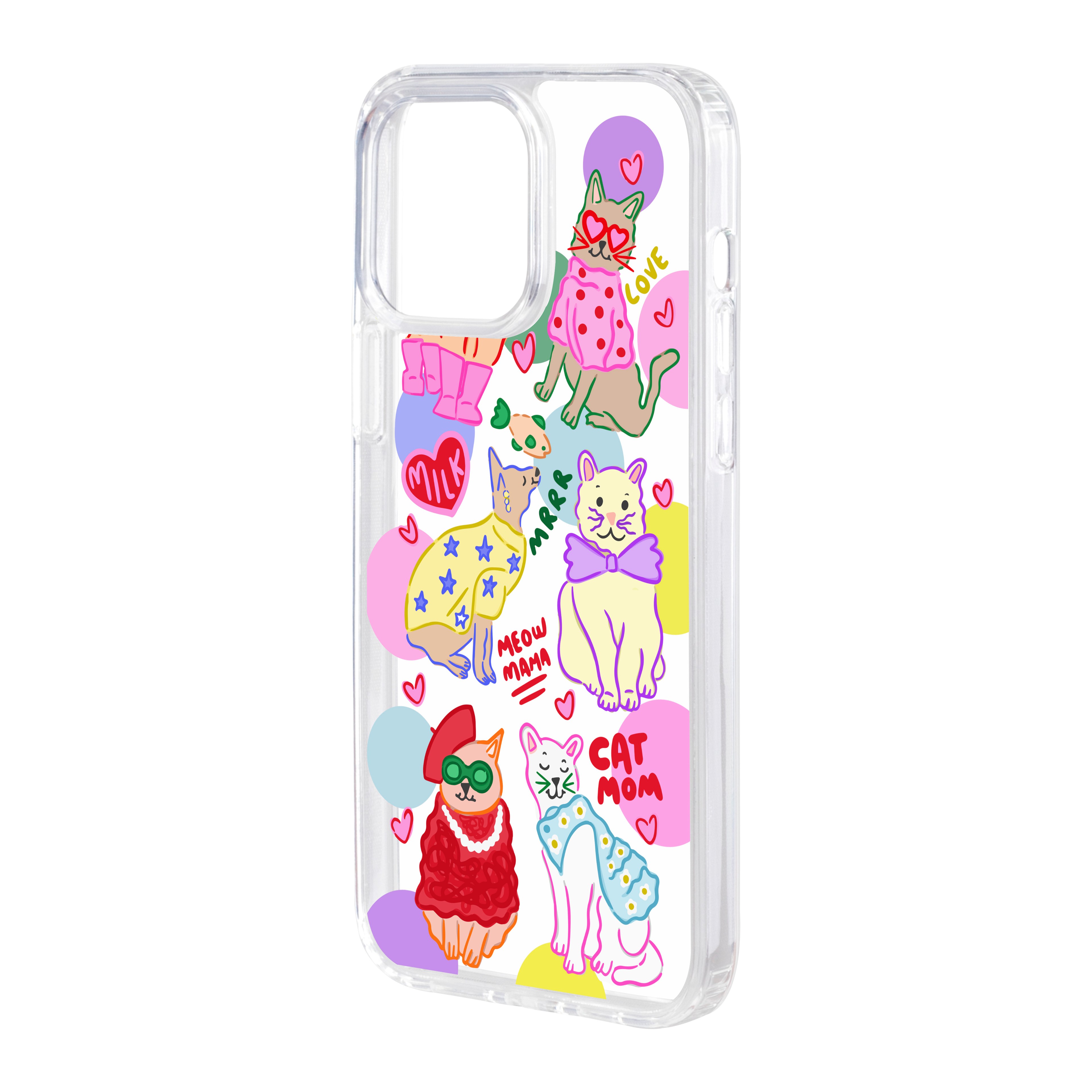 Cat Mom - iPhone Clear Case