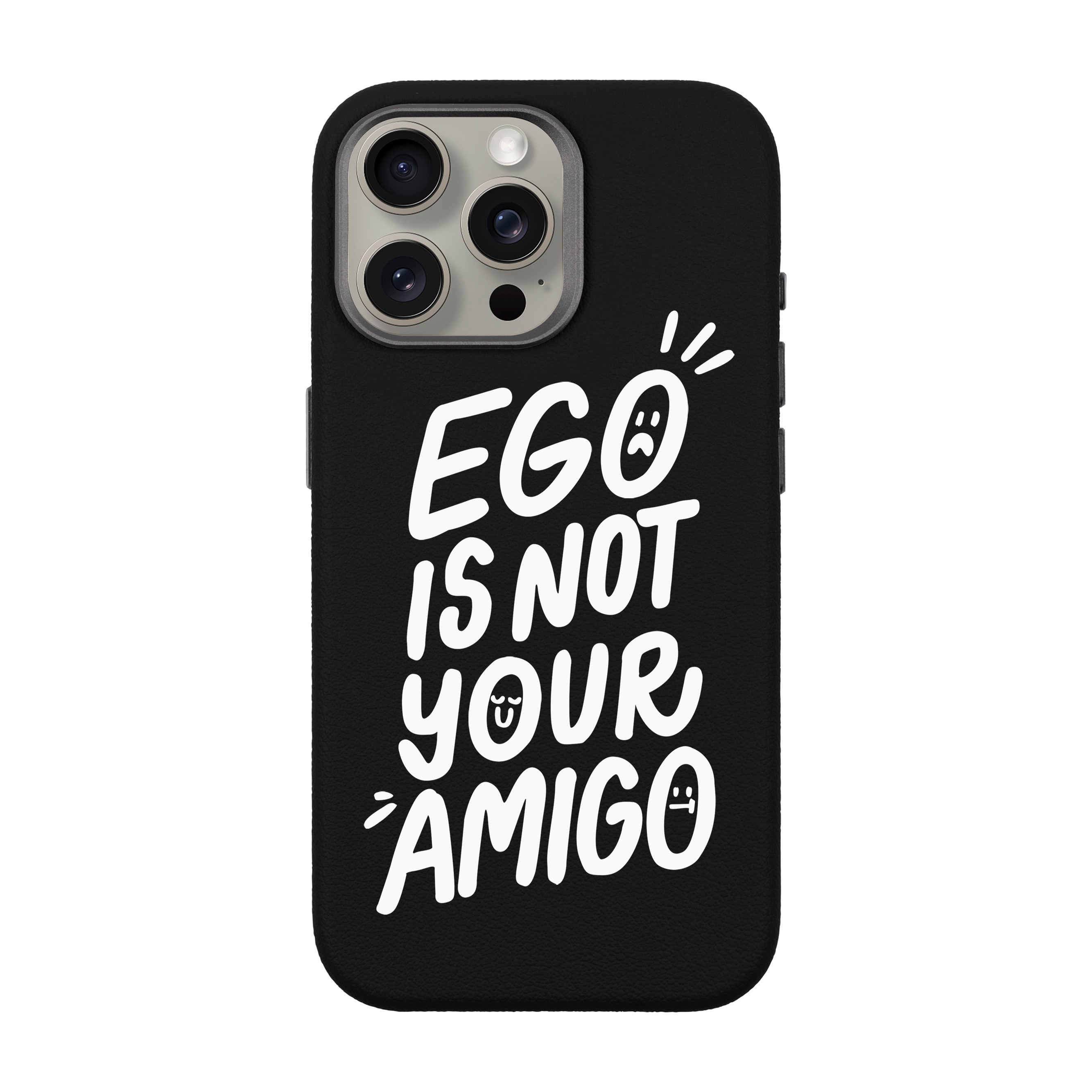 EGO-iPhone Leather 15 Premium Case with MagSafe